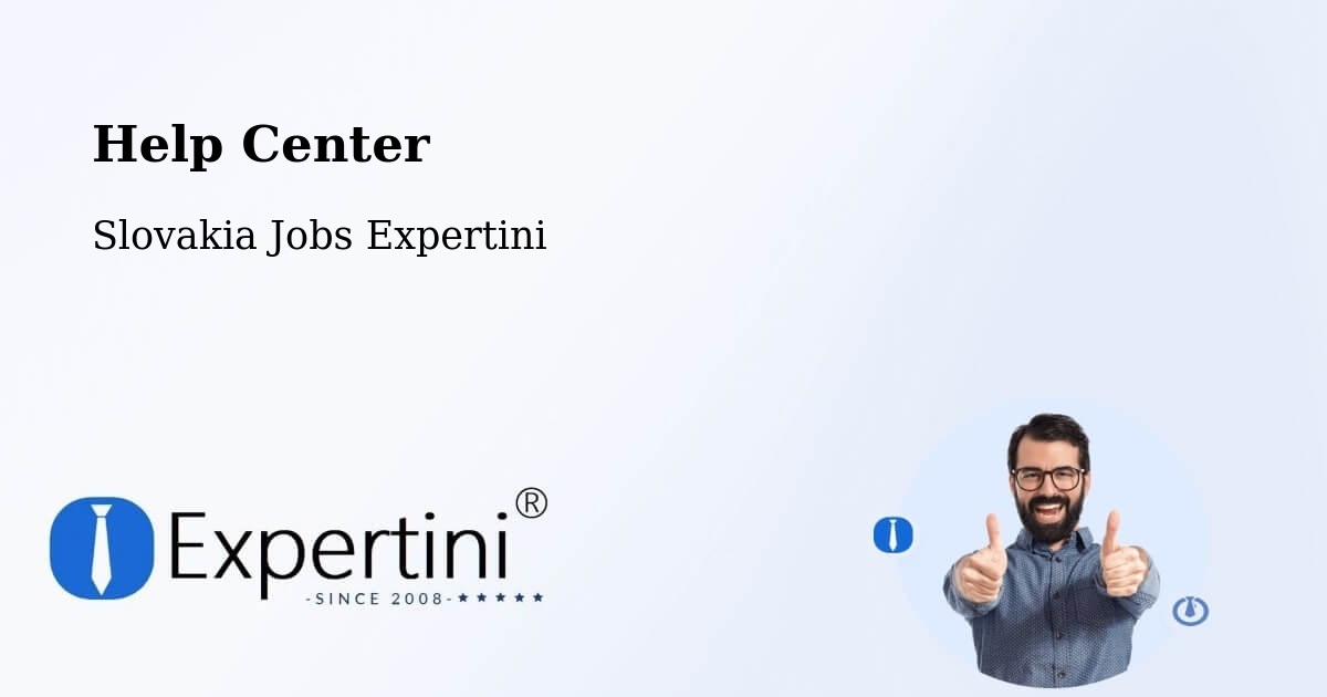 Help Center – Strážske - Slovakia Jobs Expertini